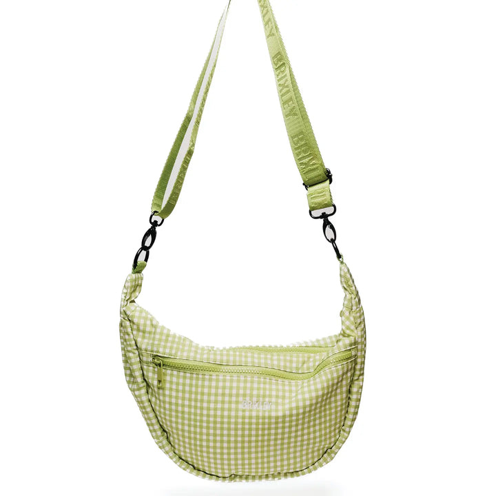 Picnic Plaid Crescent Bag - Brixley Bags