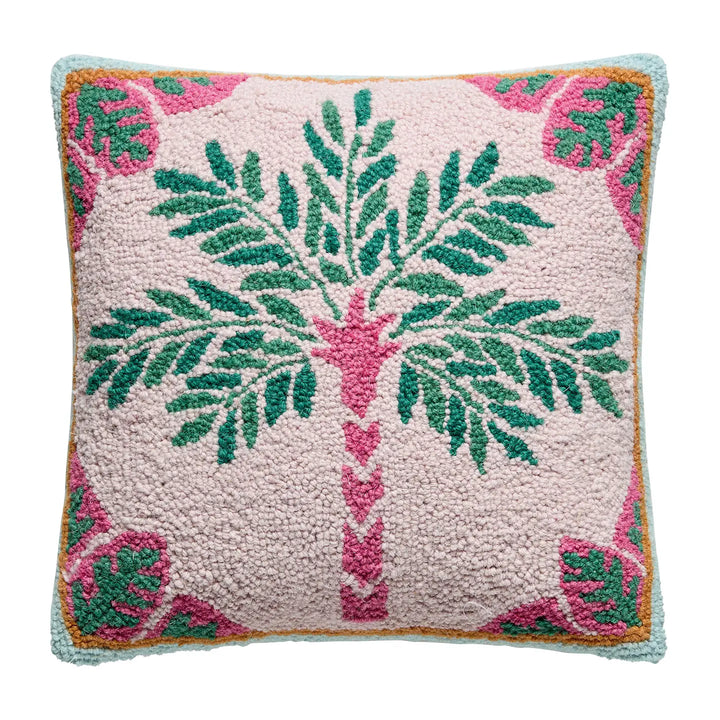 Preppy Palm Tree Hook Pillow