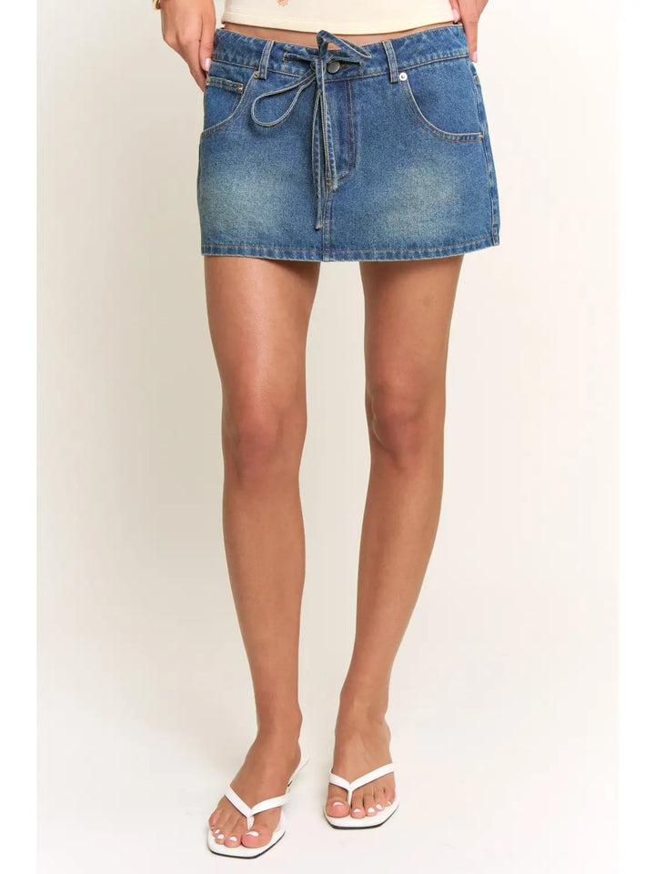Denim Skort