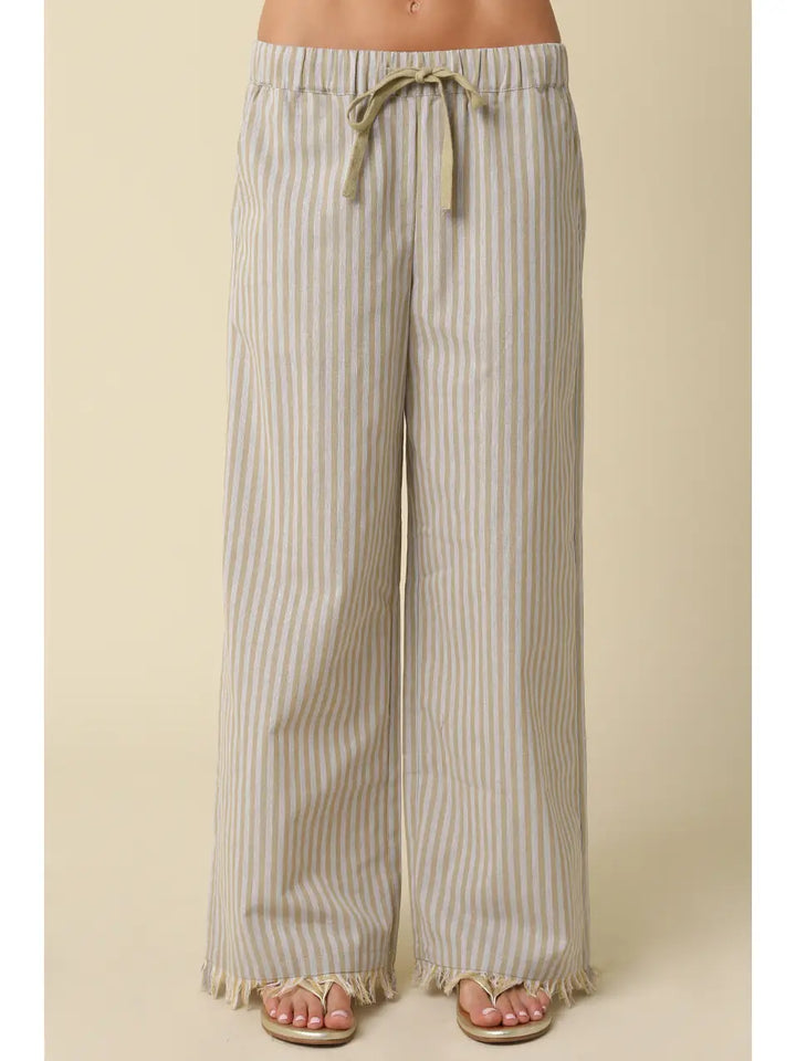 Ruth Stripe Drawstring Pants
