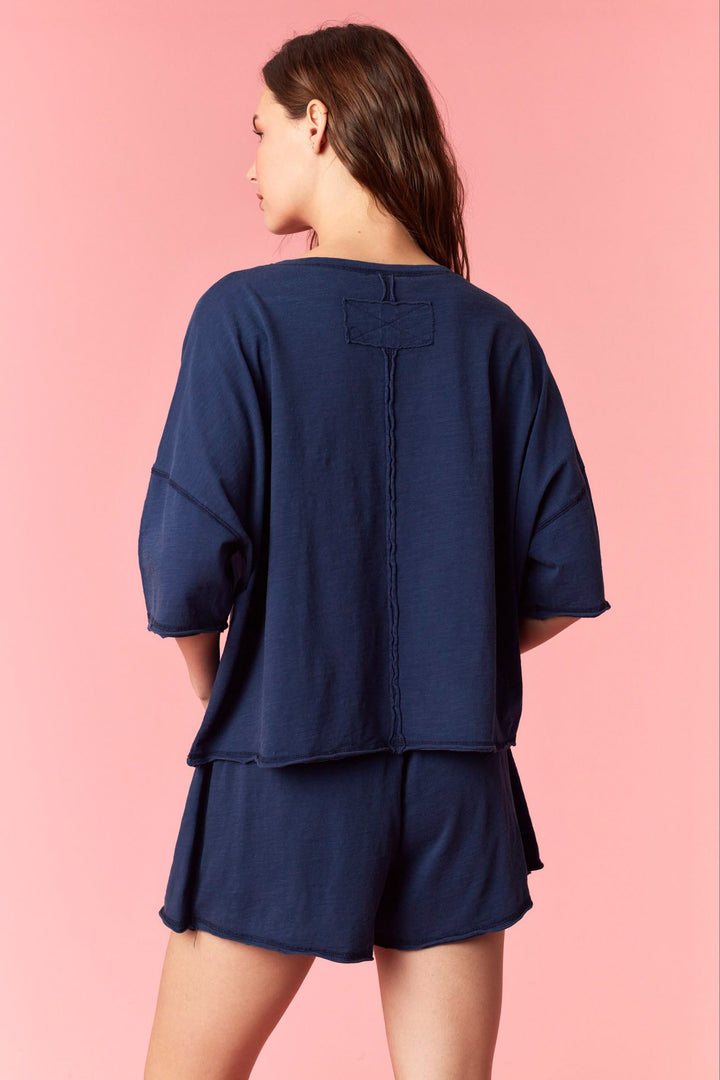 Easy Going Top - Navy