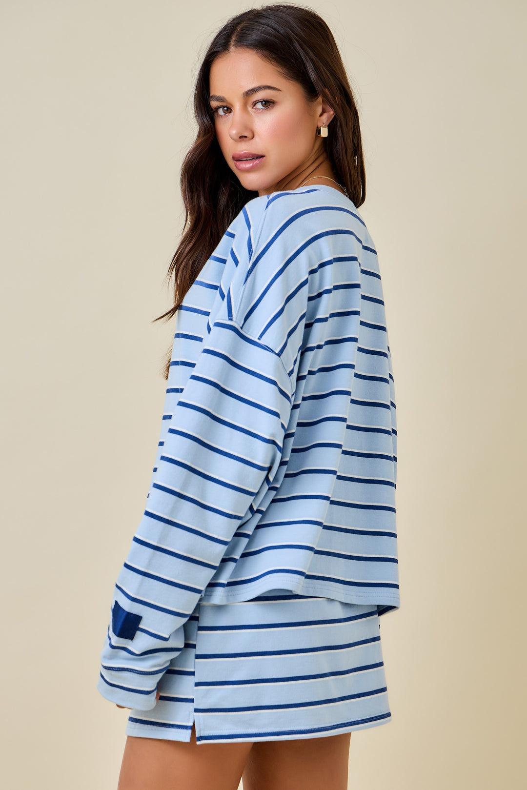 Gone Coastal Striped Top