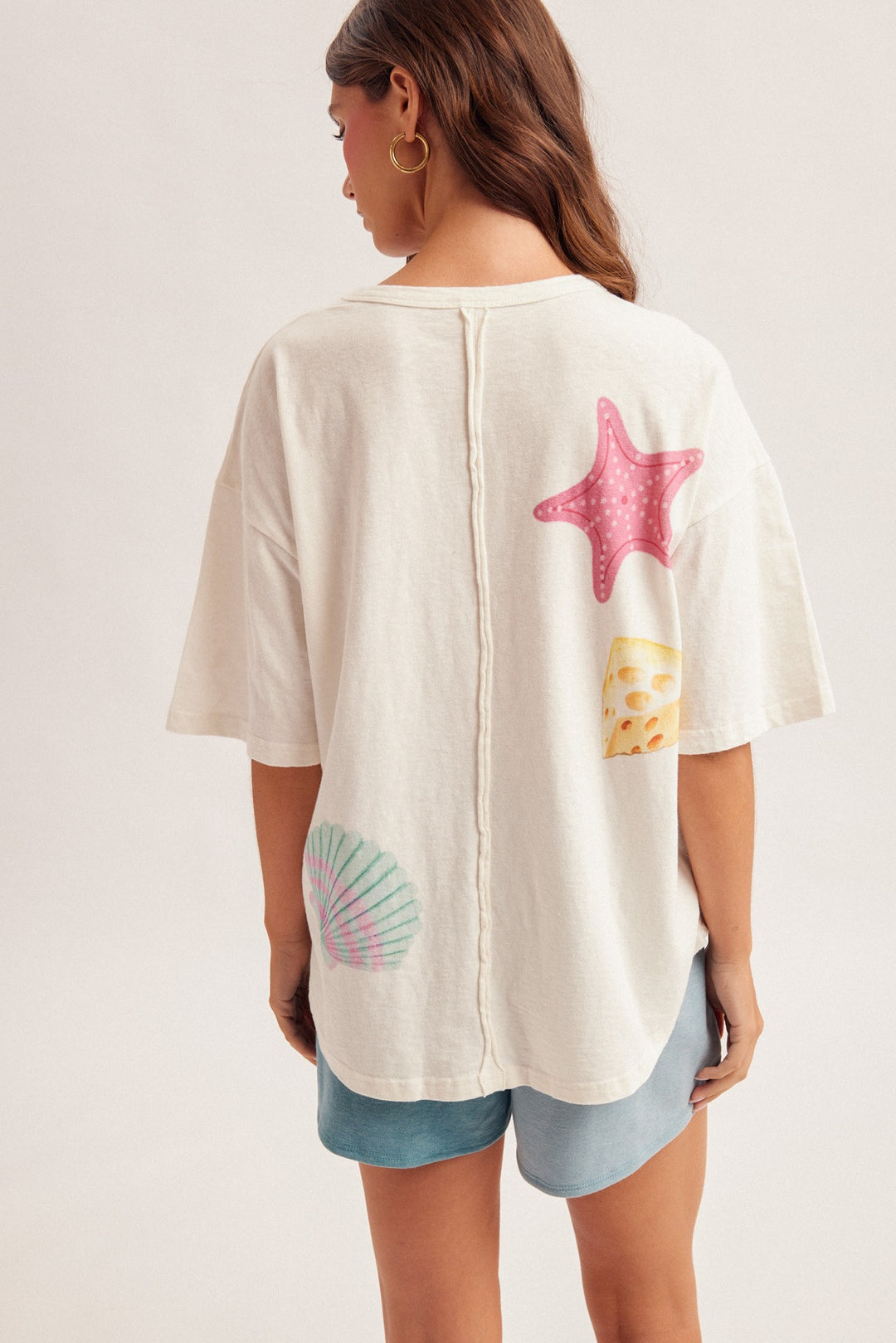 Seafood Party Oversized Tee Seafood Party Oversized Tee