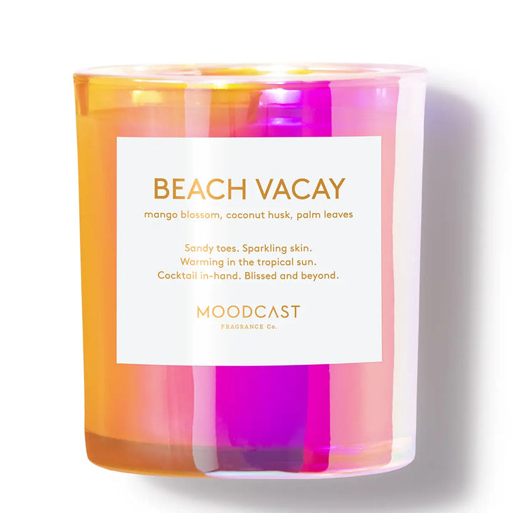 Coconut Wax Candle - Vibes - Beach Vacay - 8 oz Glass Jar