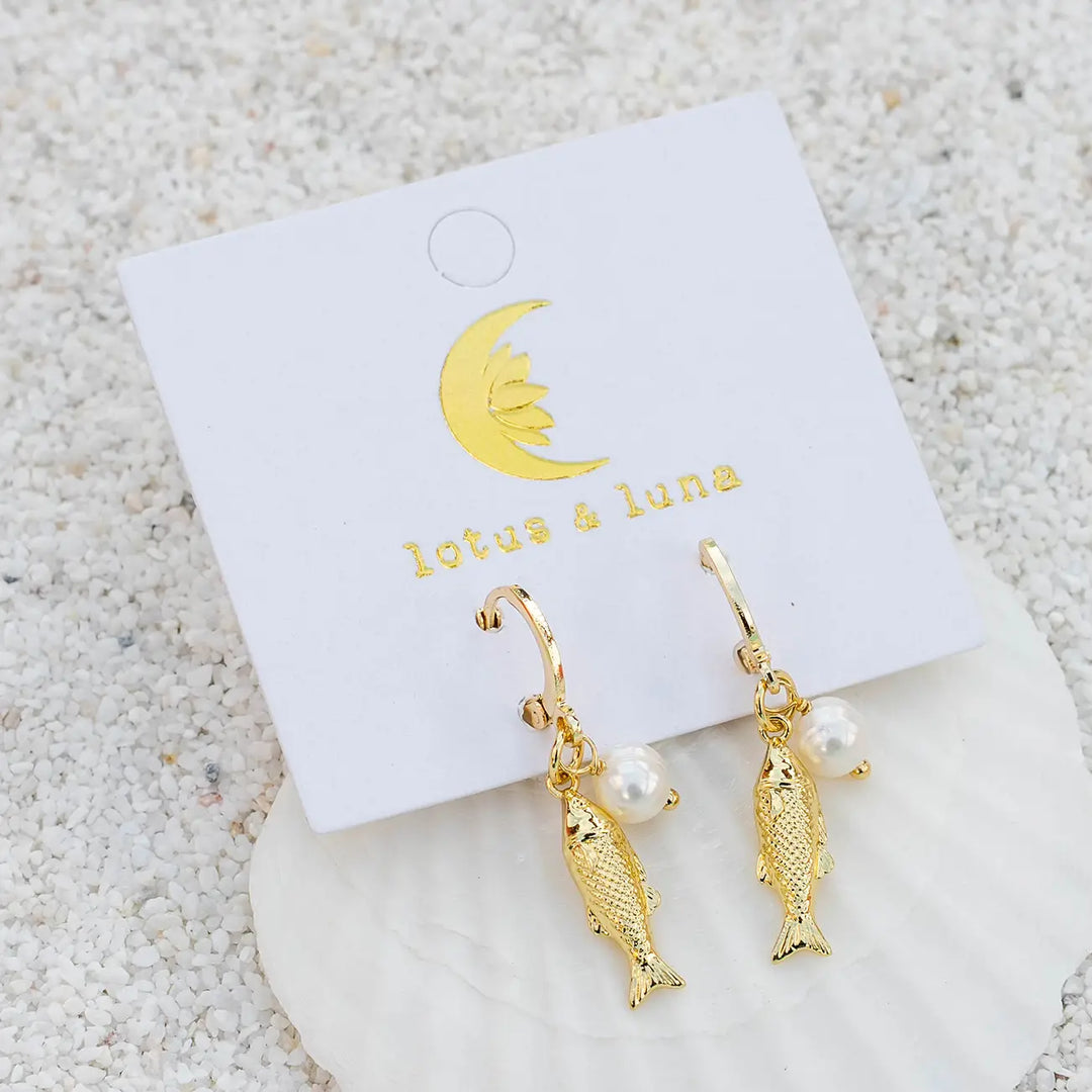 Keep Swimming Earrings