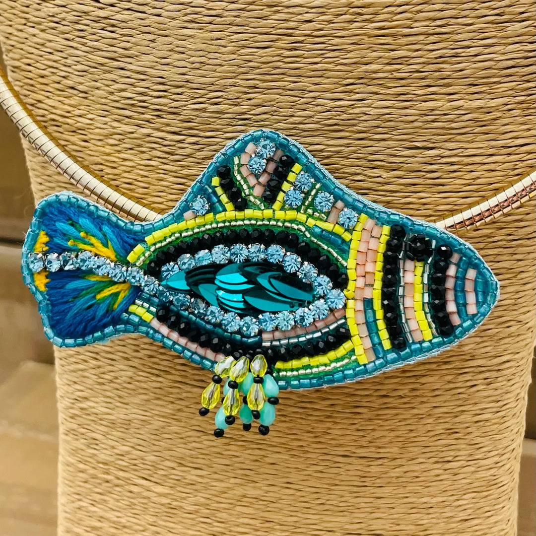 Spring - Sassy Fish Necklace