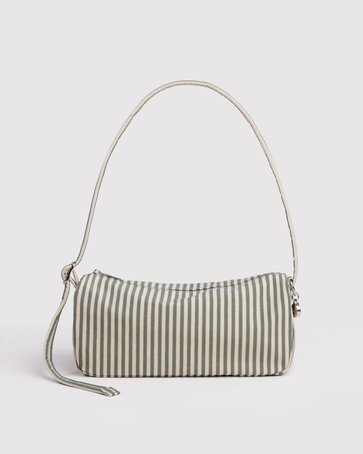 Nylon Loaf Bag - Sage Stripe Baggu