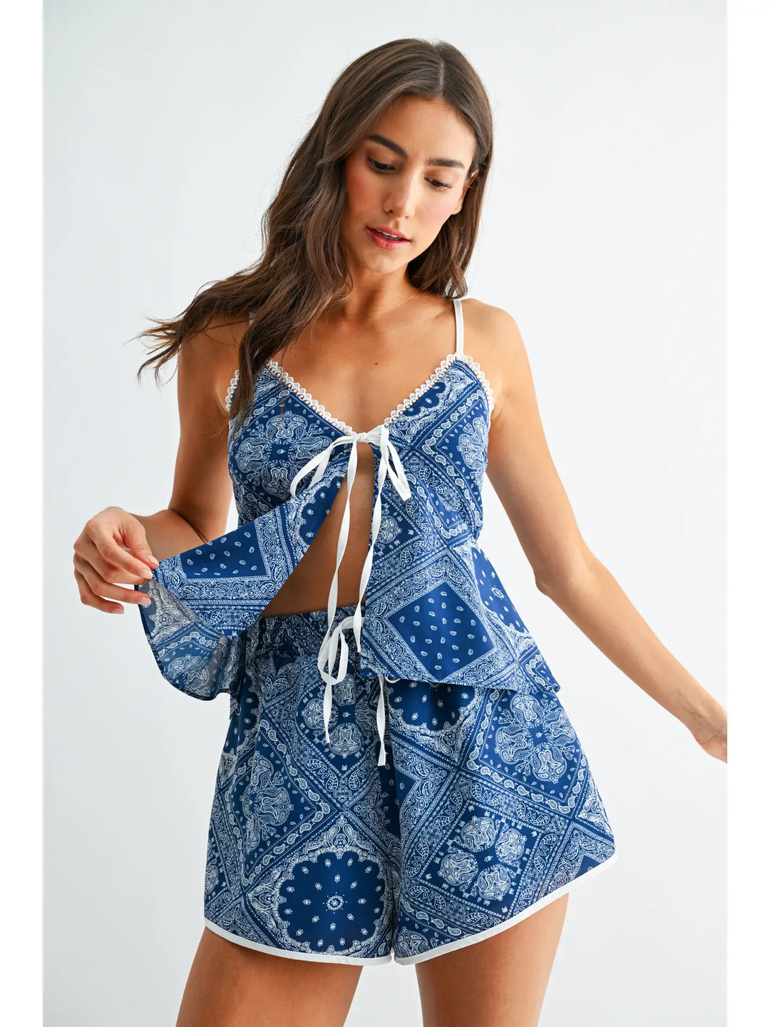 Bandana Print Top