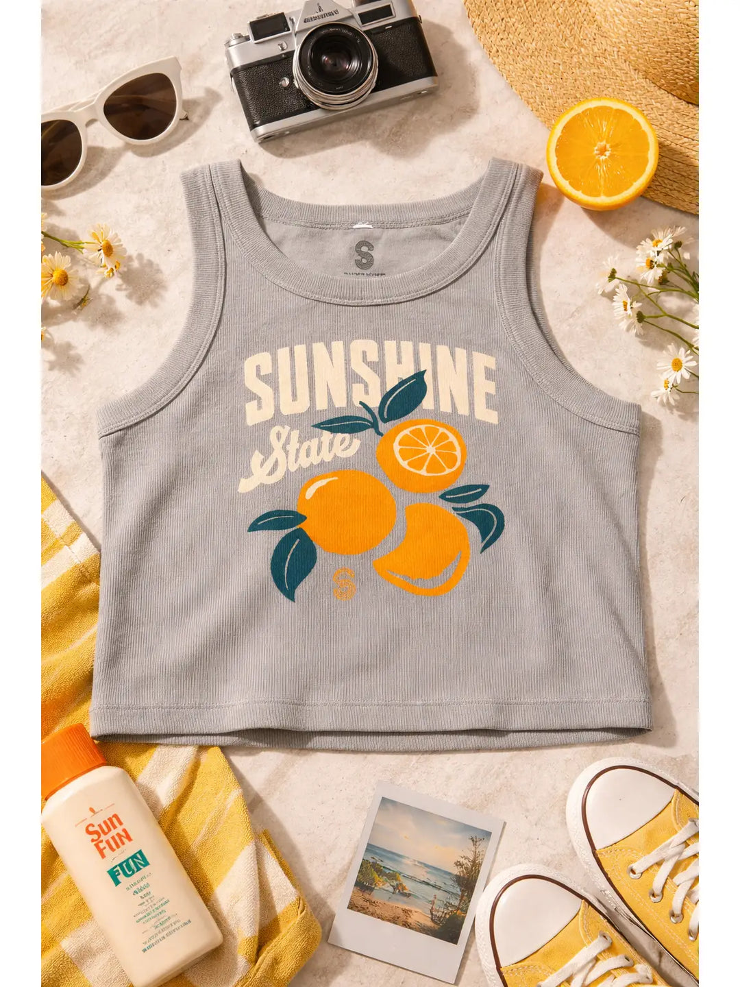 Sunshine Citrus Crop Tank | Sunshine State