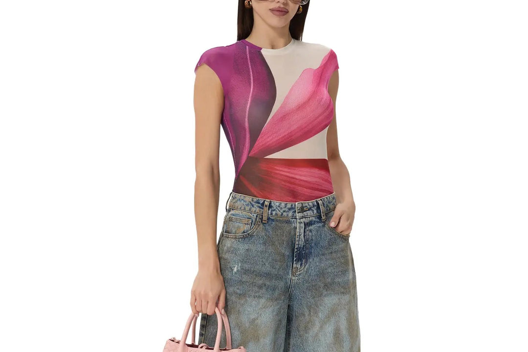 Nina Top - Lemon Lotus AFRM