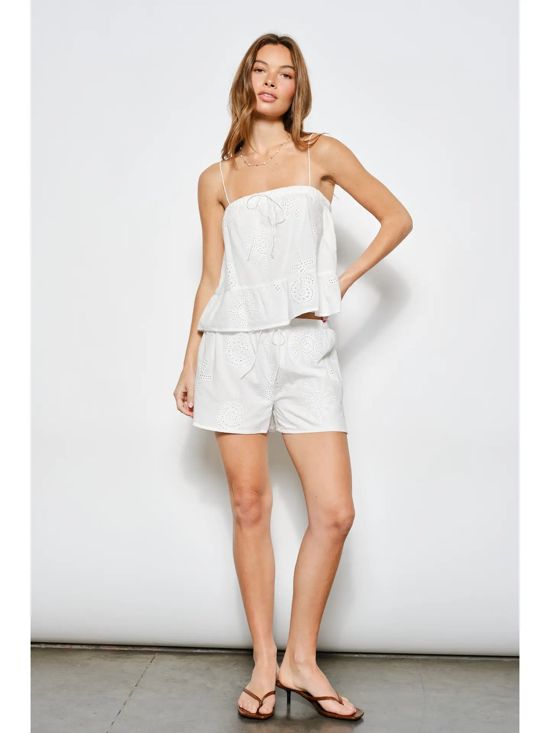 Elodie Eyelet Shorts