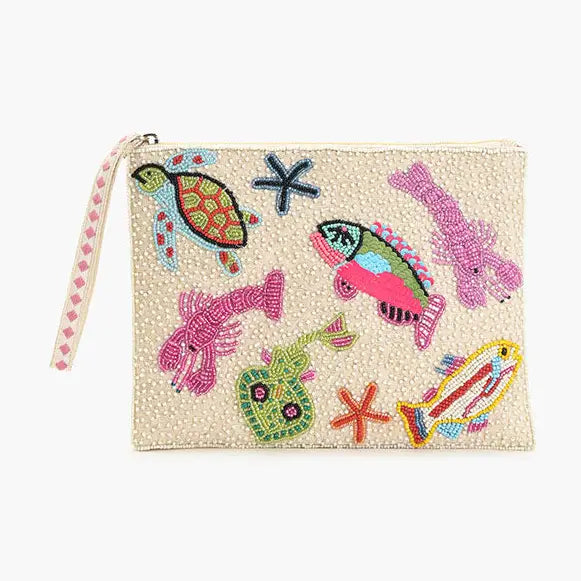 Underwater Tales Beaded Wristlet