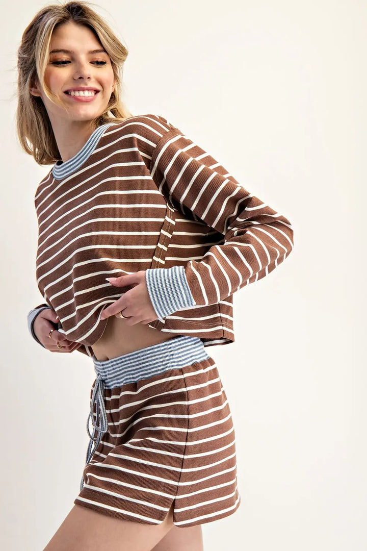 Shoreline Striped Pullover