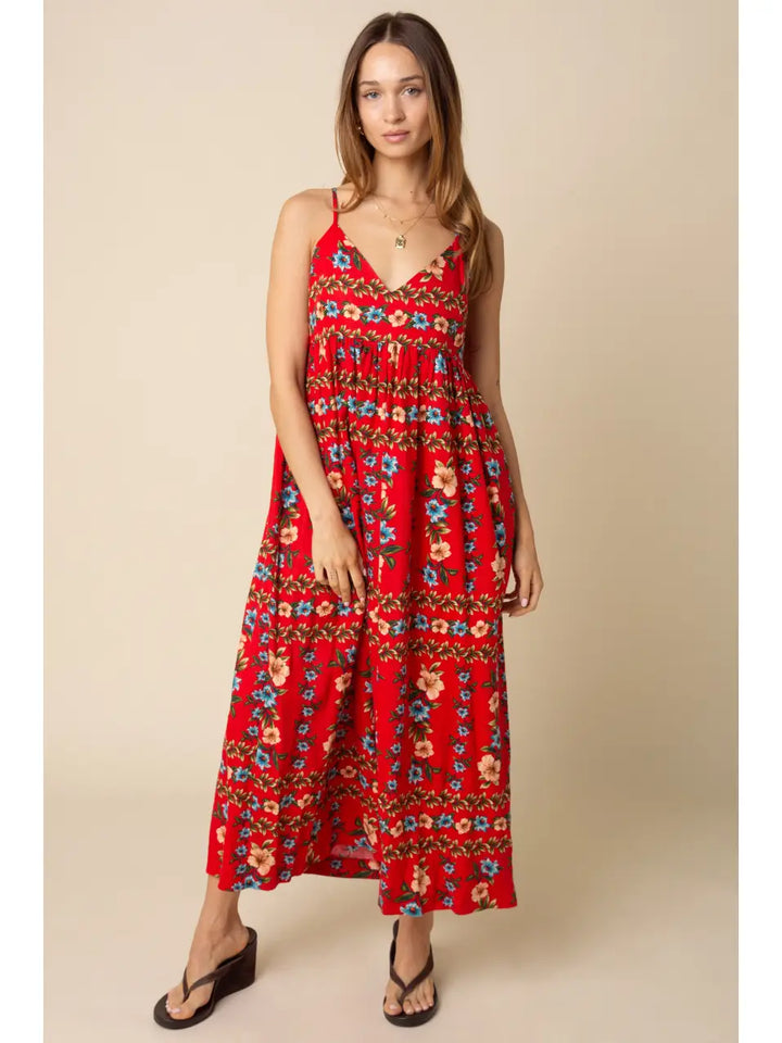Bria Floral Cami Maxi Dress