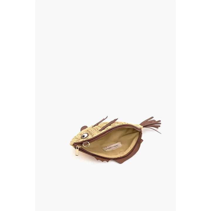 Marine Muse Raffia Fish Bag