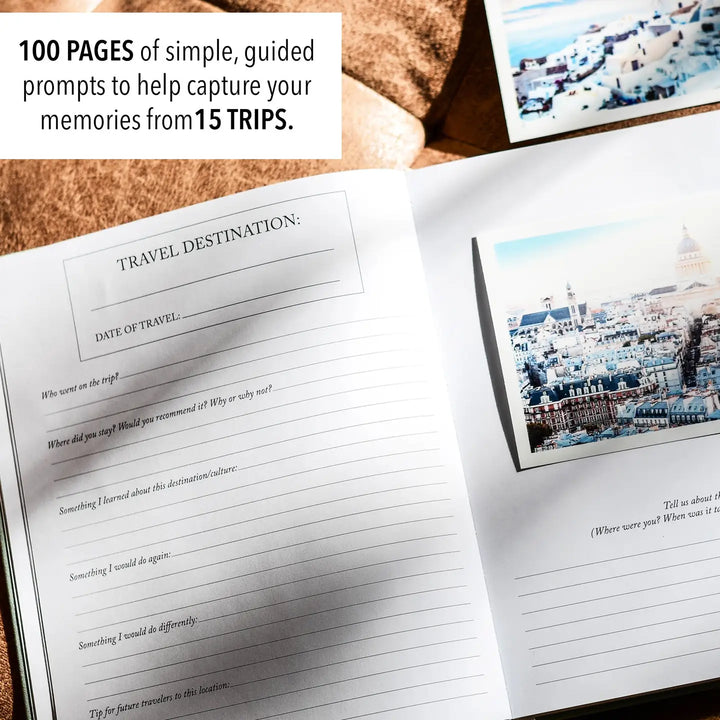 Travel Journal | Adventure Keepsake | Trip Adventure Book