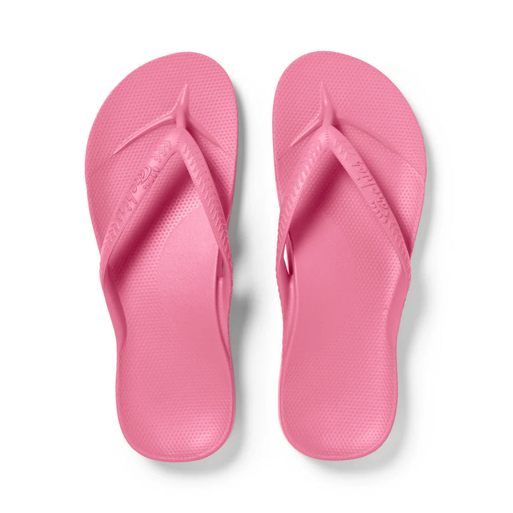 Archies Hot Pink Arch Support Flip Flops