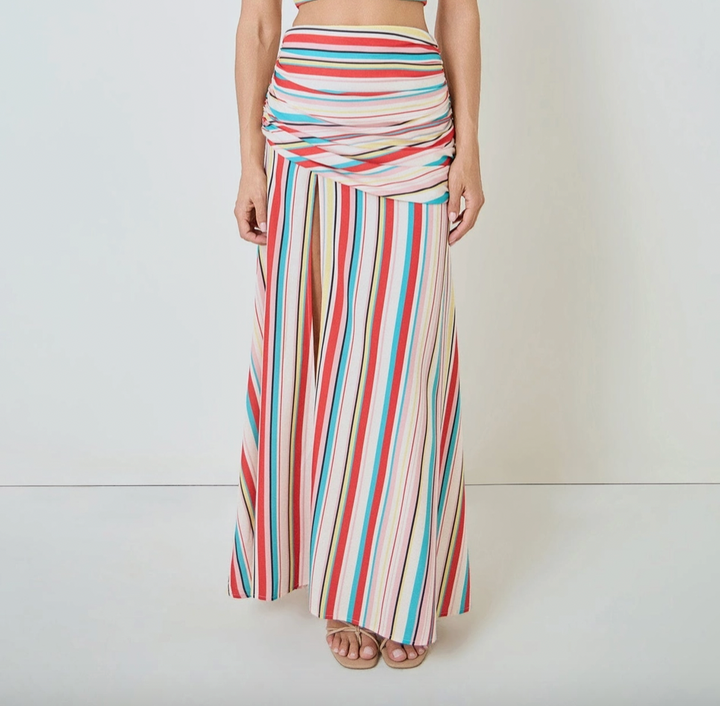 Ruched Maxi Skirt