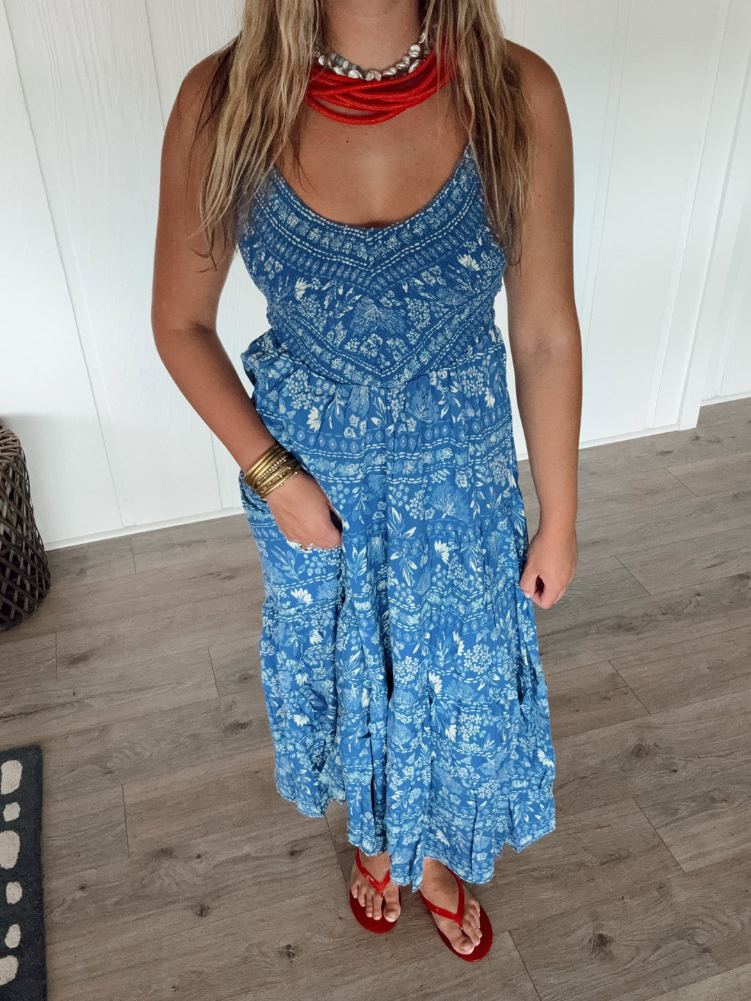 No Blues Maxi Dress