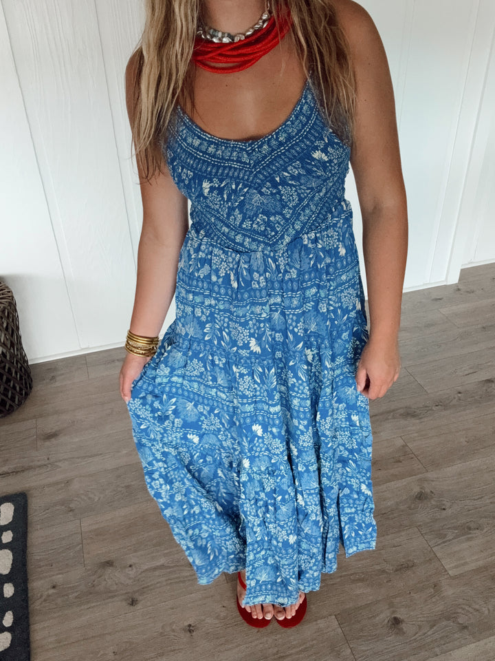 No Blues Maxi Dress