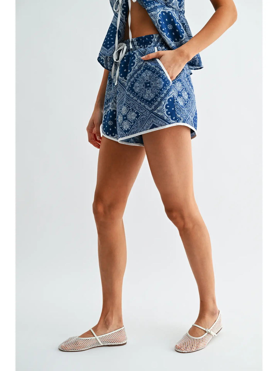 Bandana Print Shorts