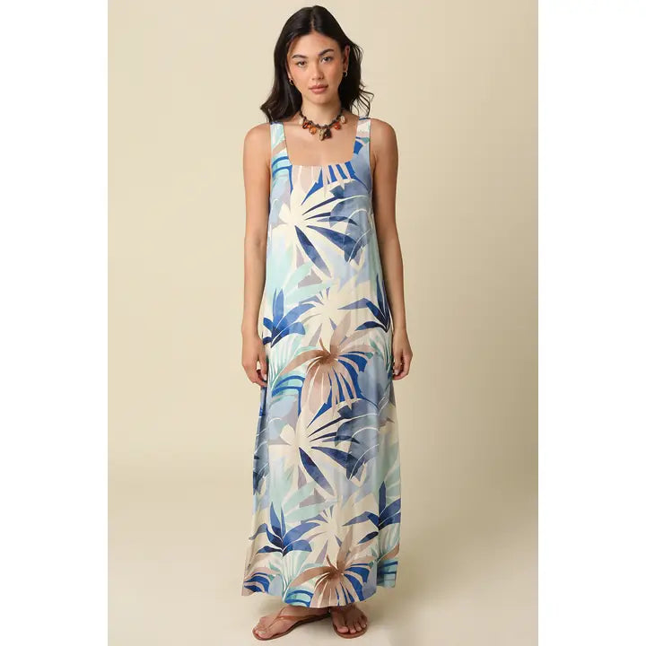 Charli Floral Maxi Tank Dress