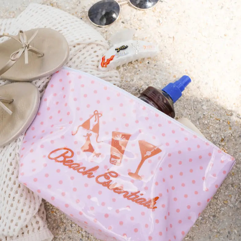 Beach Essentials - Clear Coat Bag