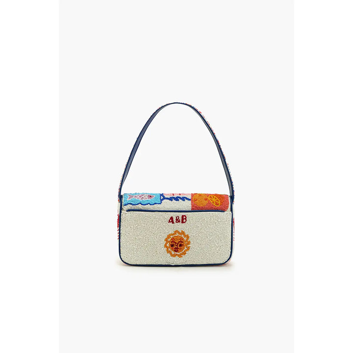 Sun & Sea Beaded Shoulder Bag