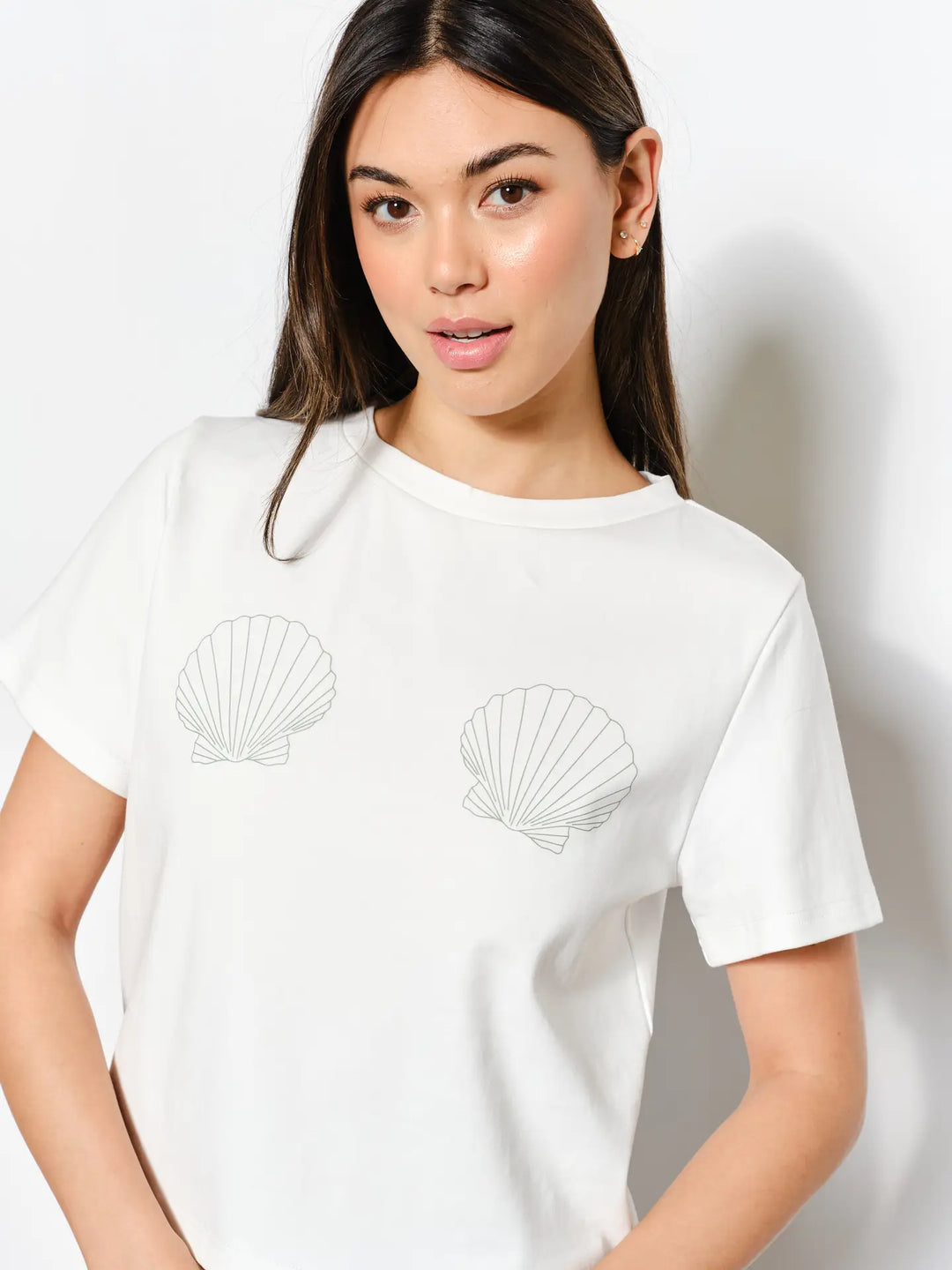 Elysia Shell Print Tee