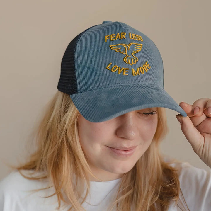 Fear Less Love More Trucker Hat