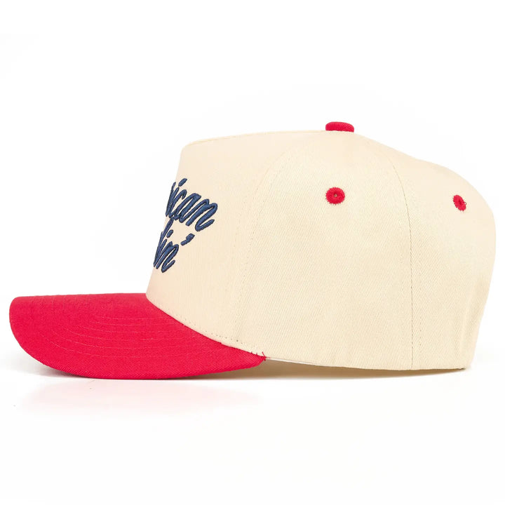 American Darlin' Letter On Two Tone Trucker Hat