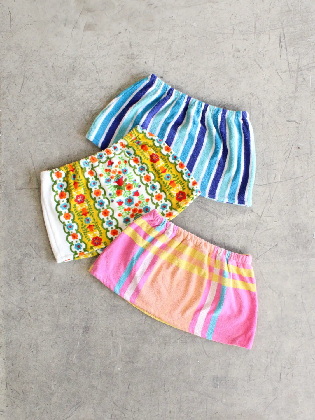 Recycled Towel Mini Skirt
