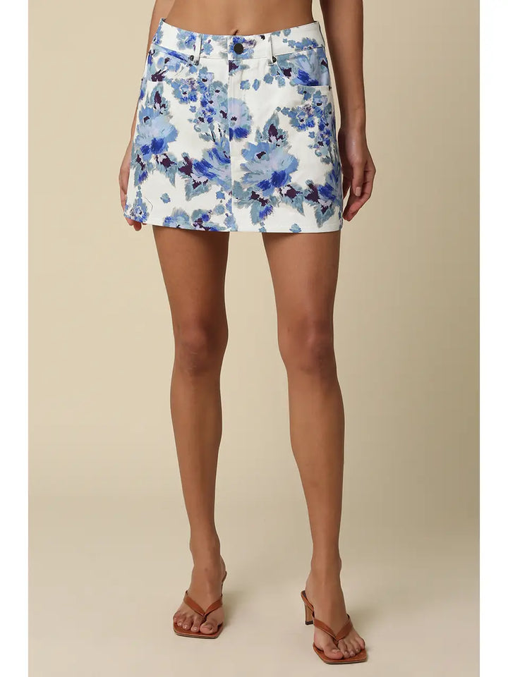 Kirsten Floral Mini Skirt