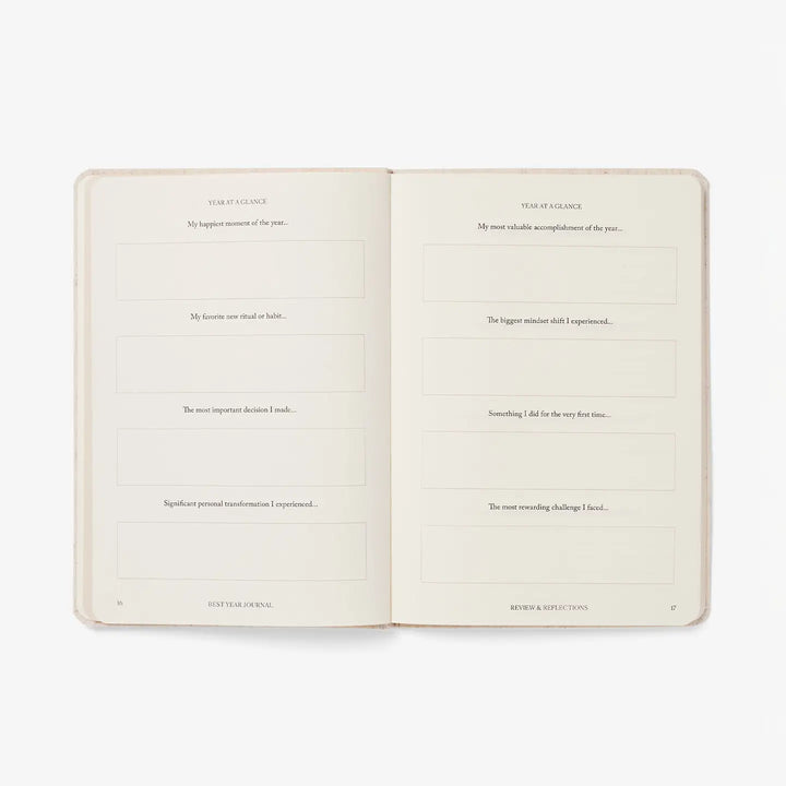 Best Year Journal Essential Oat | New Year Goal Setting
