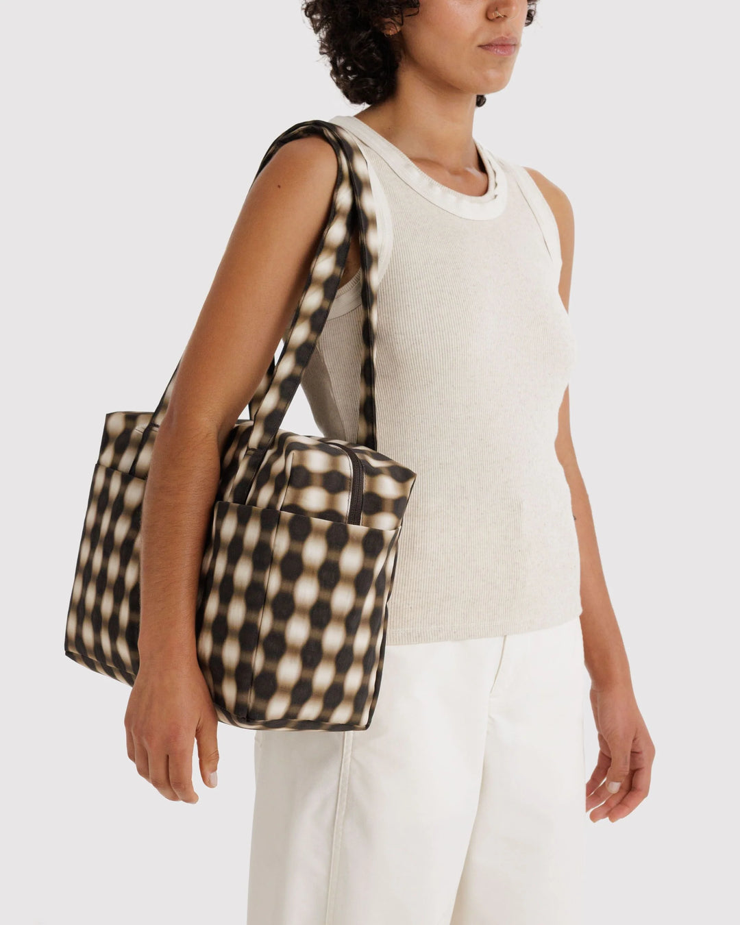 Everyday Cloud Bag Baggu Blurred Gingham