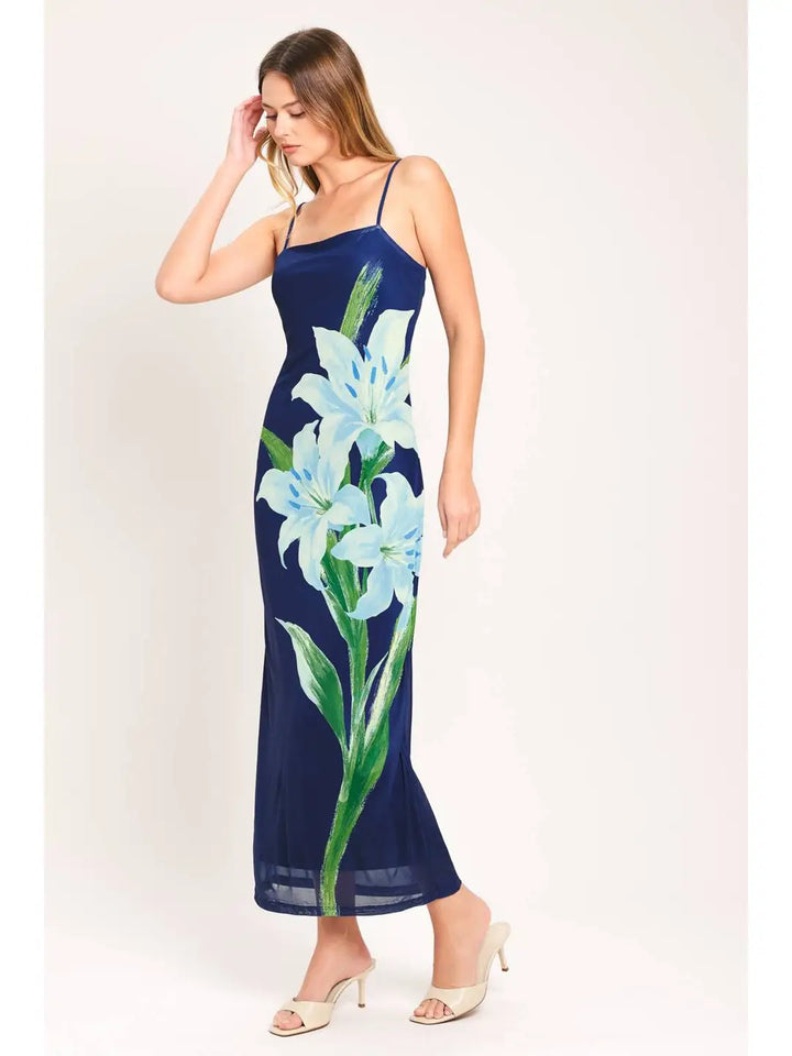 Sweet Escape Mesh Midi Dress