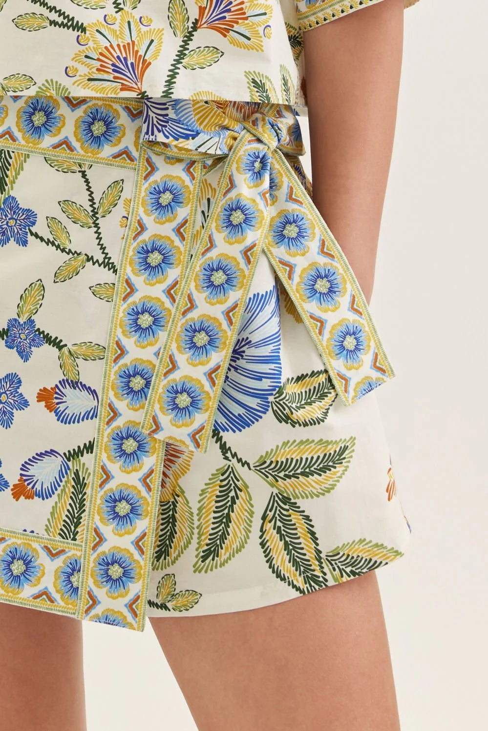 Floral Multicolor Skort